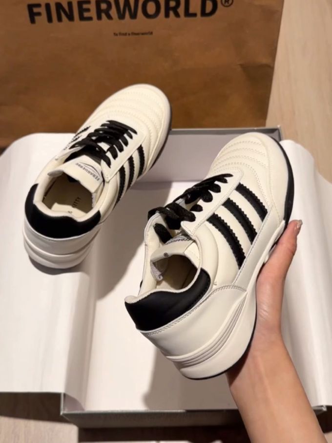 低帮 系带 皮革 
