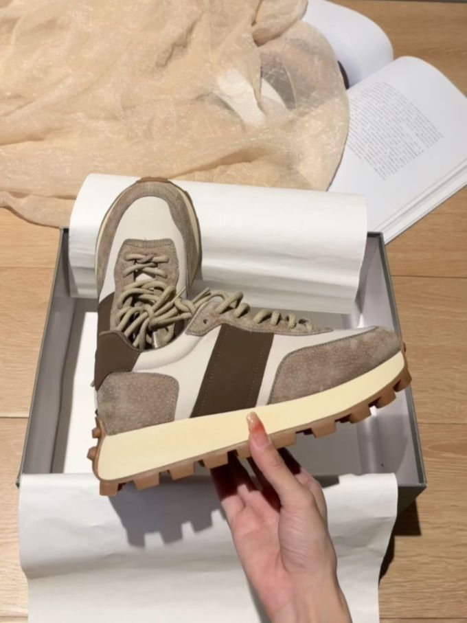 高帮 系带 皮革 