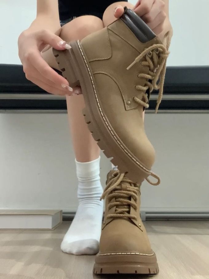 系带 皮革 