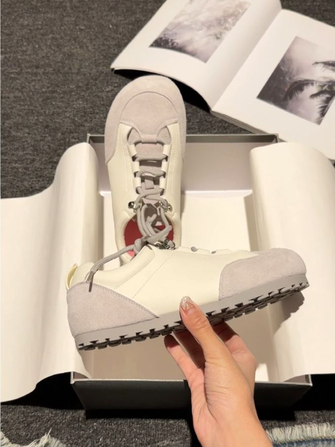 高帮 系带 皮革 