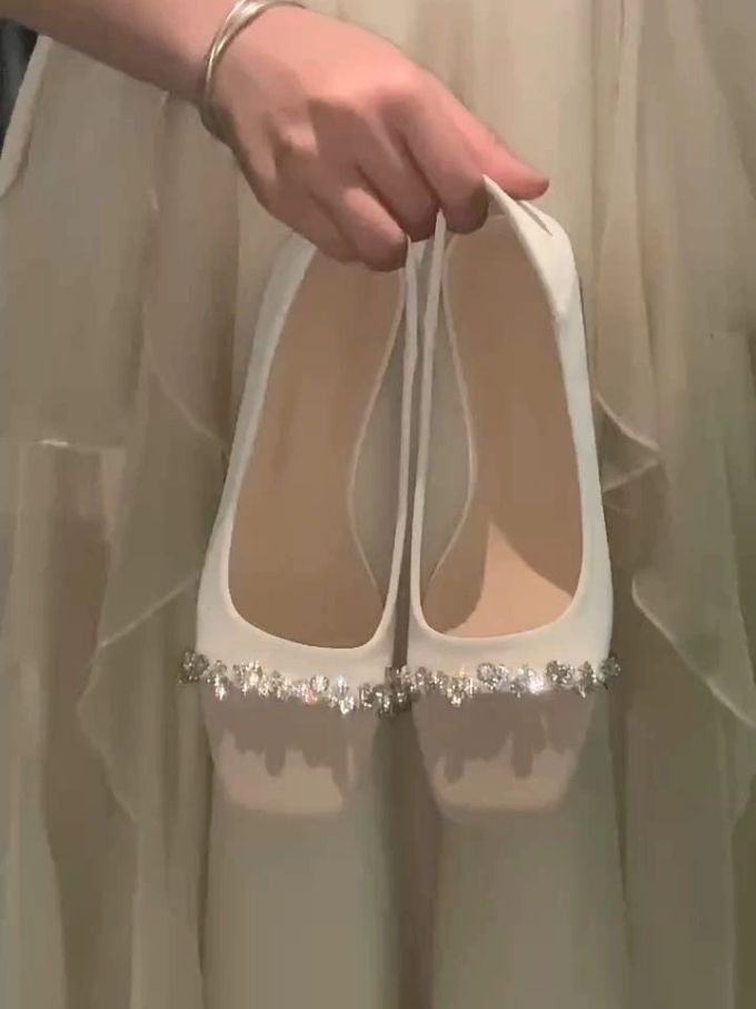 方头 低帮 一脚蹬 浅口鞋 皮革 