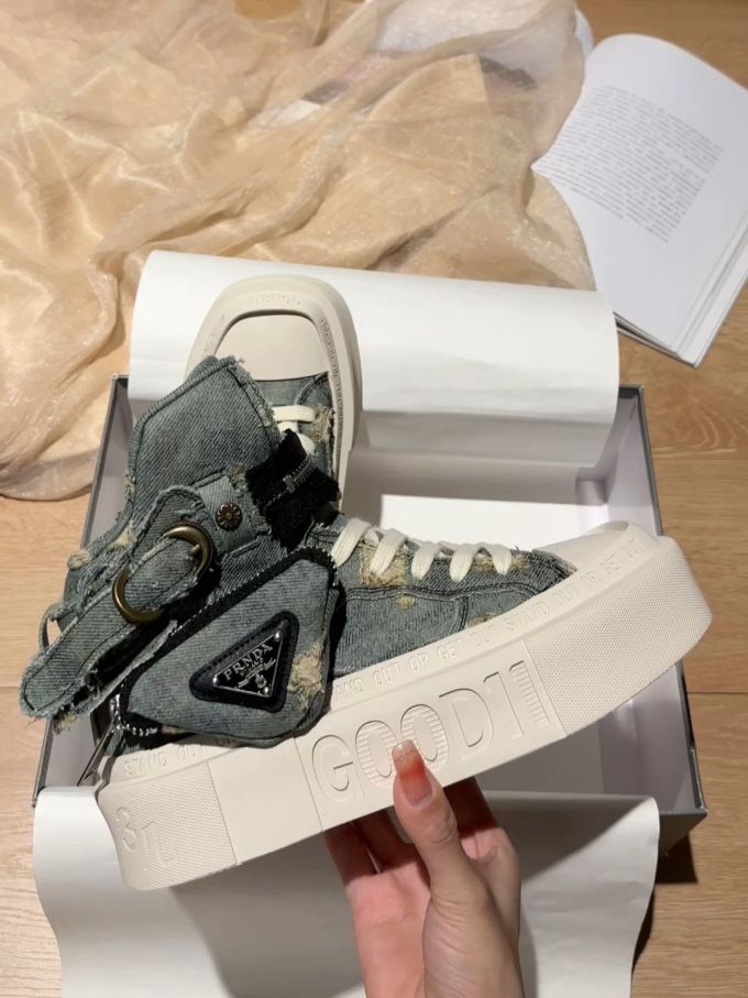 高帮 系带 