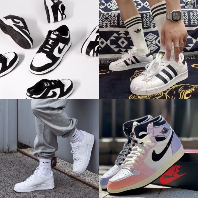 高帮 系带 皮革 