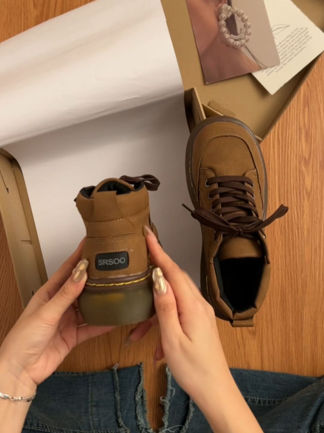 系带 皮革  - VALI鞋履AI设计主图