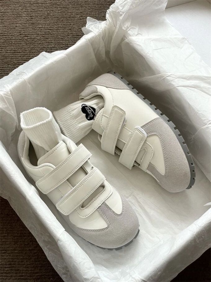 低帮 魔术贴 皮革 