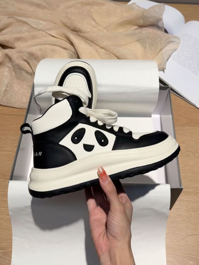 高帮 皮革 