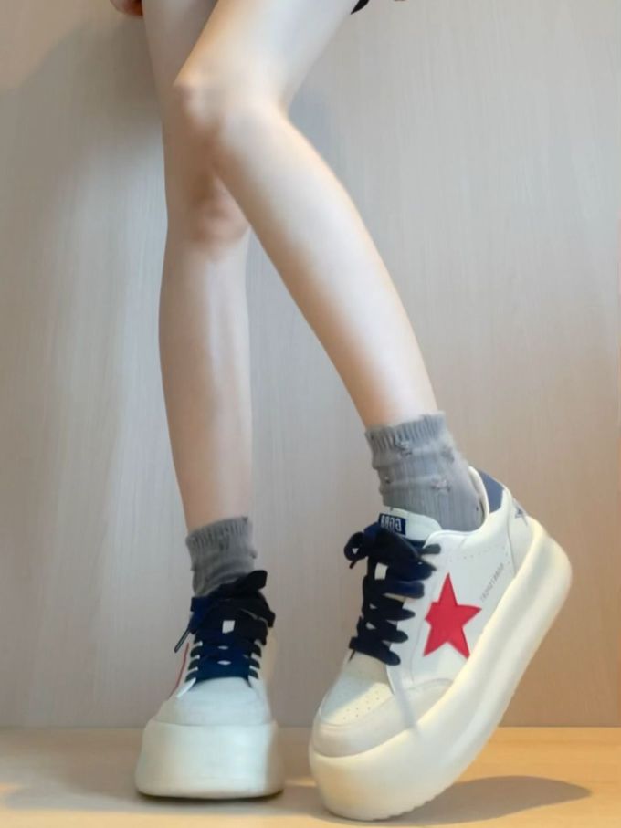低帮 系带 皮革 