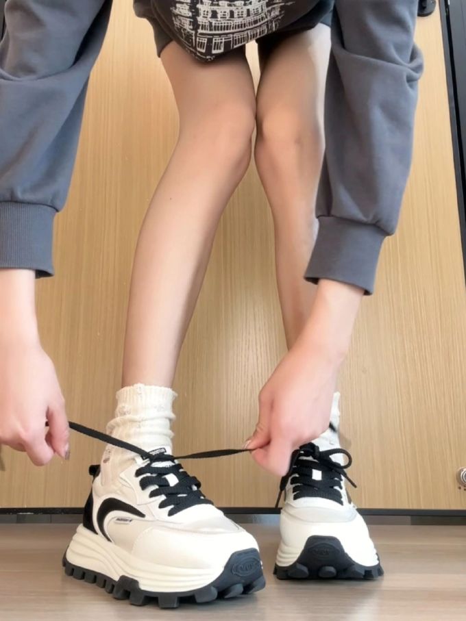 低帮 系带 皮革 