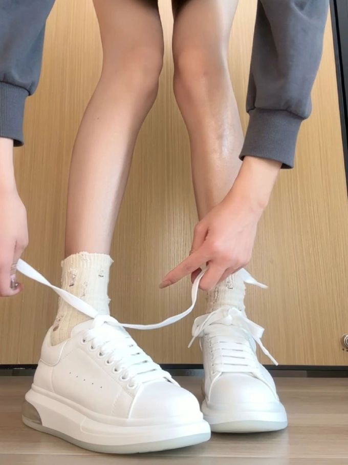 低帮 系带 皮革 