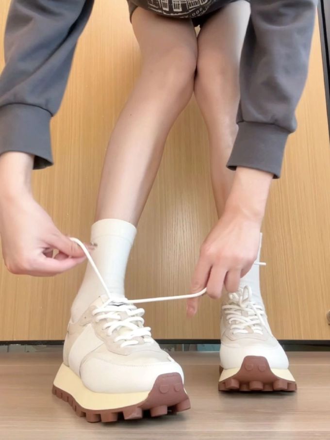 低帮 系带 皮革 