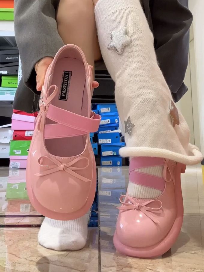 圆头 袢扣 中口鞋 