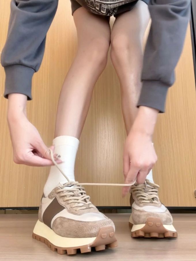 低帮 系带 皮革 