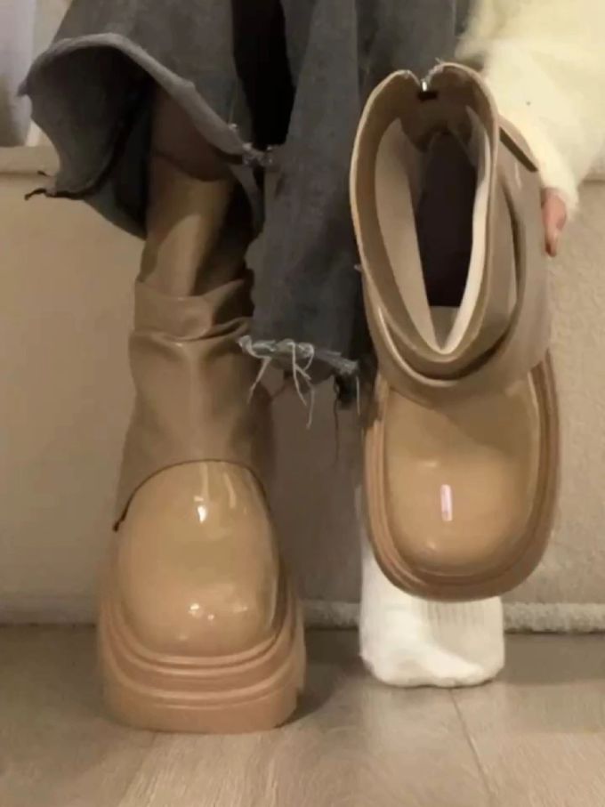 圆头 皮革 