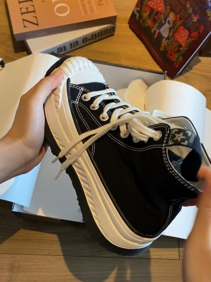 高帮 系带 