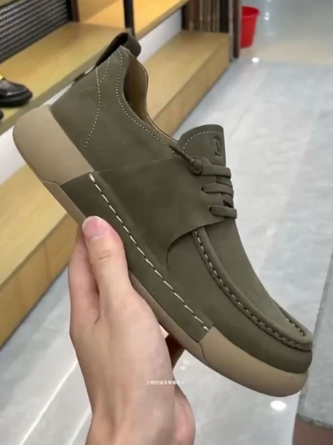 圆头 低帮 深口鞋 皮革 