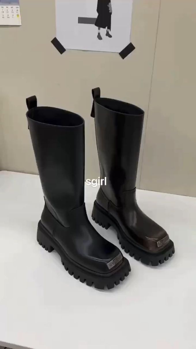 方头 皮革 