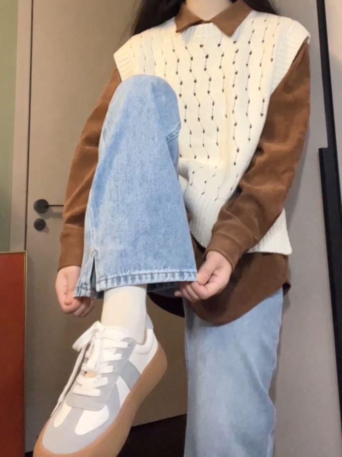 牛仔面料 洗水 羊绒蓝 暗淡蓝 韩系休闲 休闲 