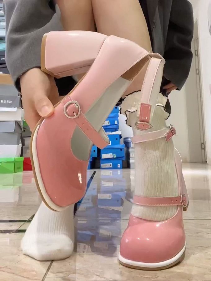 浅口鞋 皮革 