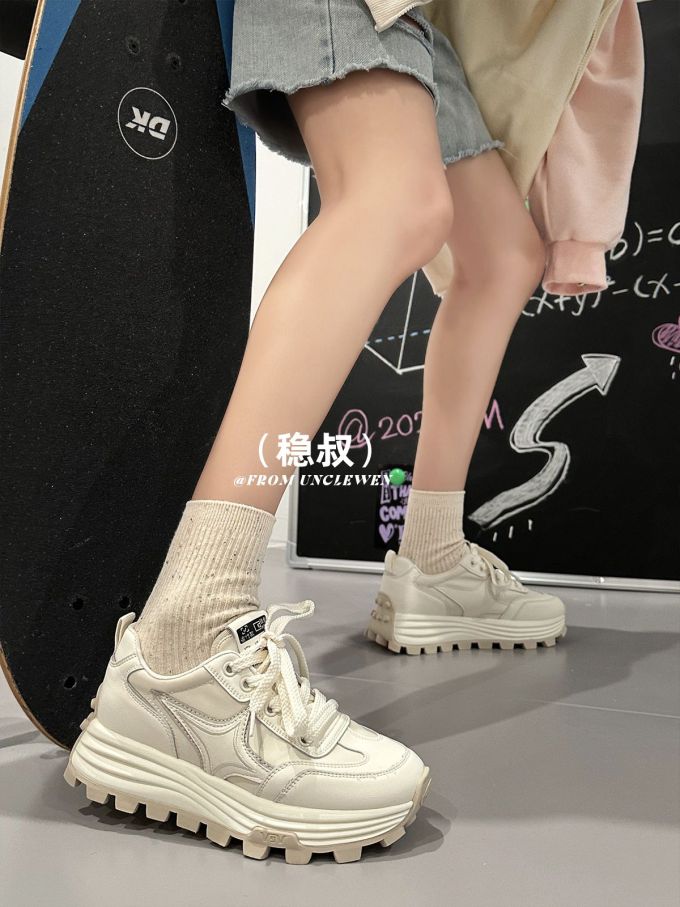 低帮 系带 皮革 