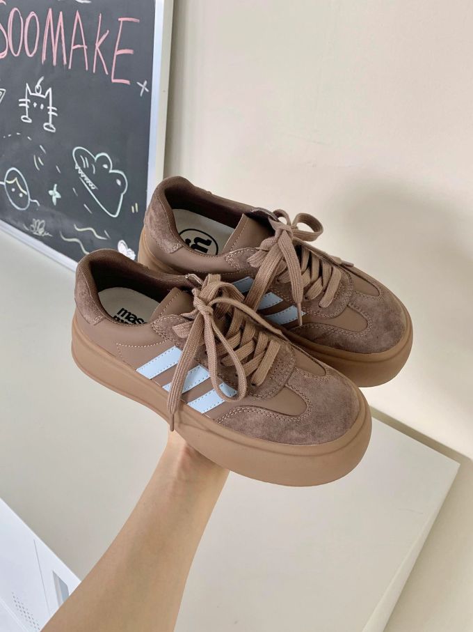 低帮 系带 皮革 