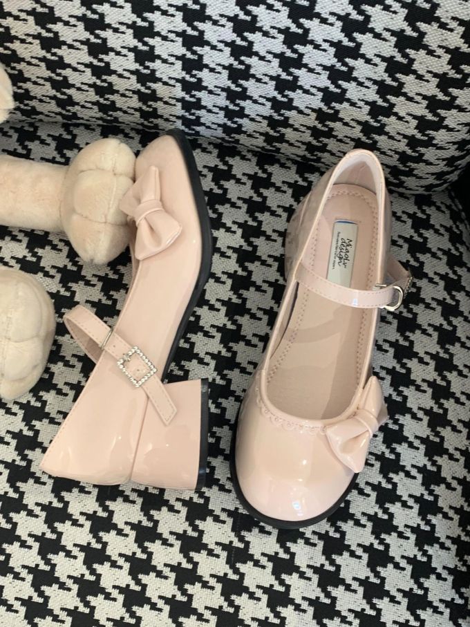 圆头 袢扣 中口鞋 