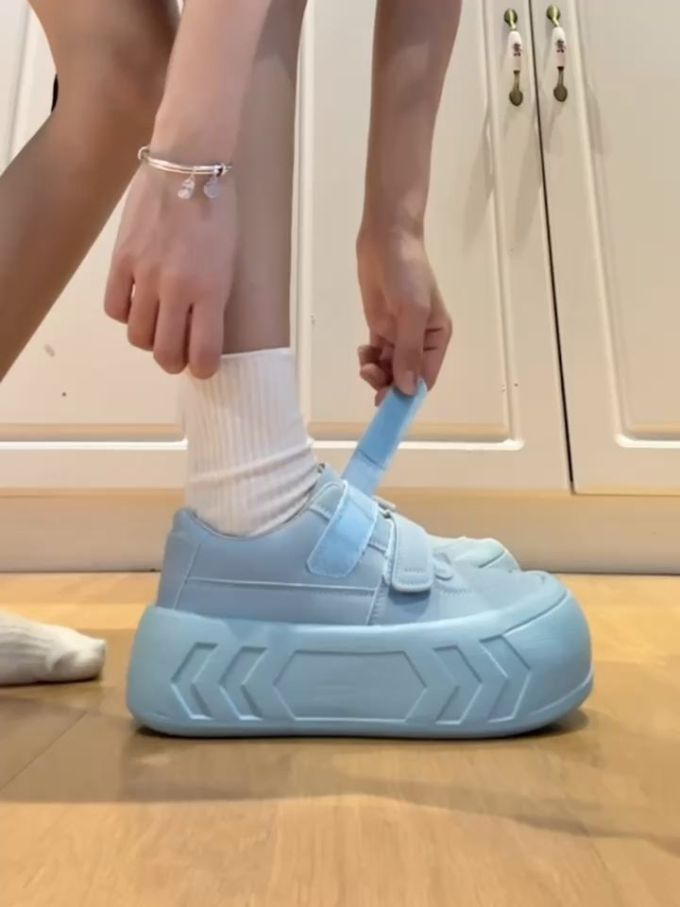 低帮 魔术贴 皮革