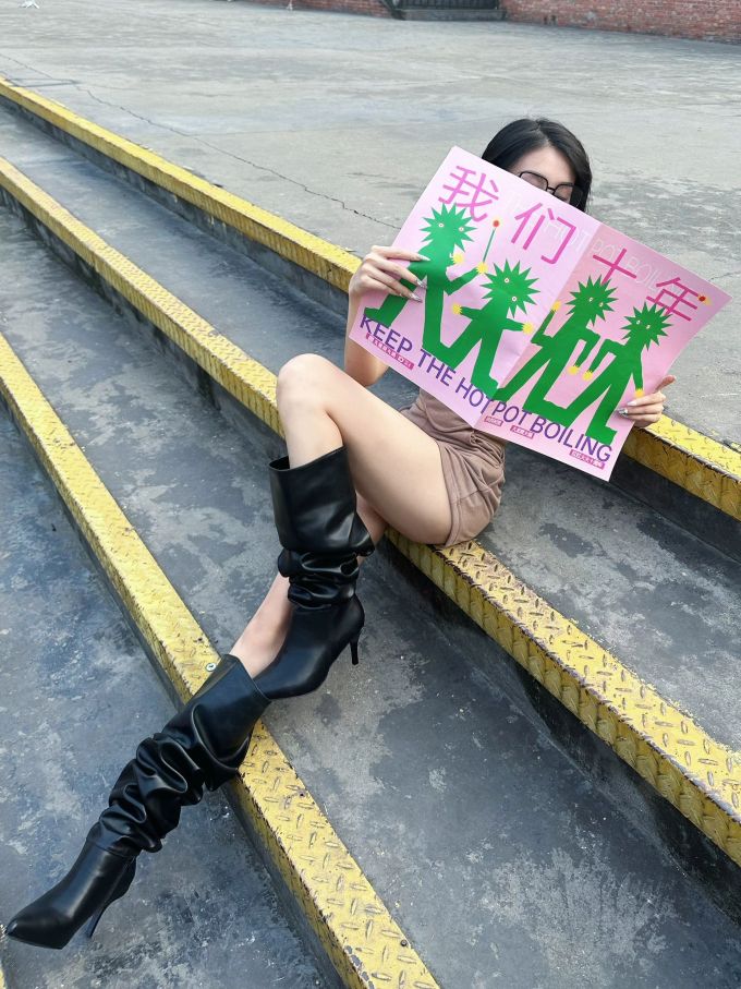 尖头 皮革 