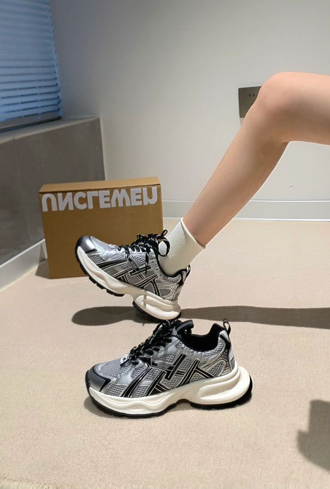 低帮 系带 网面 