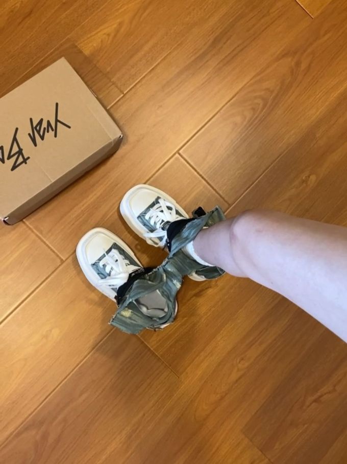 高帮 系带 皮革 