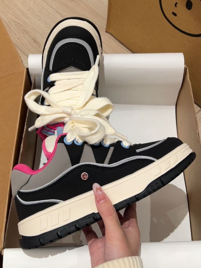 高帮 系带 