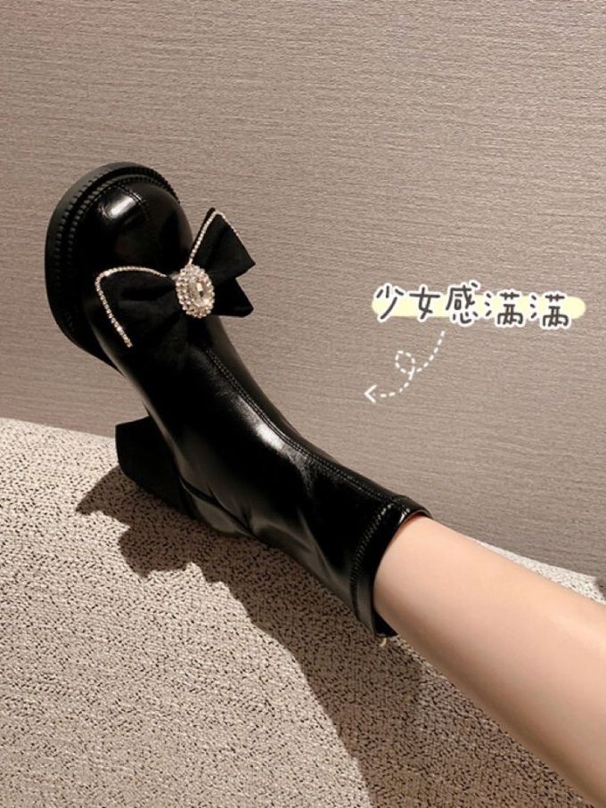 圆头 皮革 