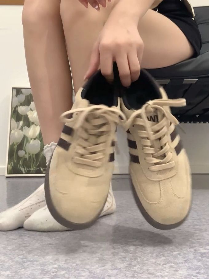 低帮 系带 皮革 