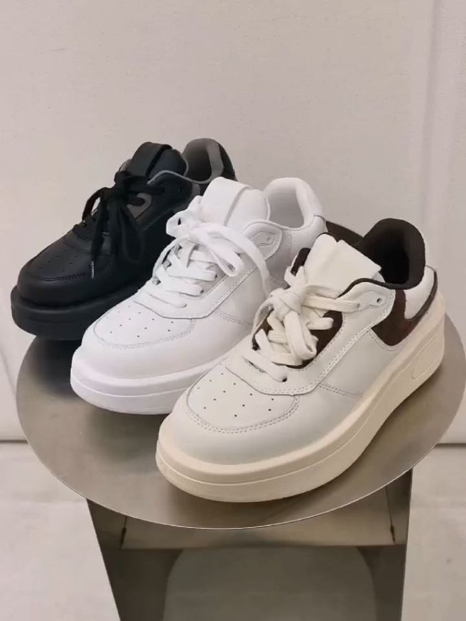 低帮 系带 皮革 