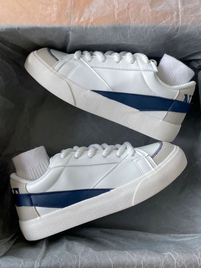 低帮 系带 皮革 