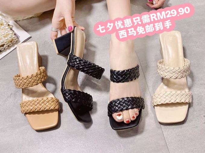 高跟 粗跟 无帮