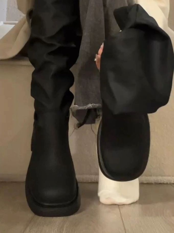 方头 皮革