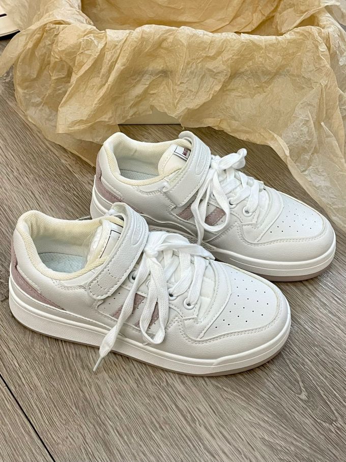 低帮 系带 魔术贴 皮革