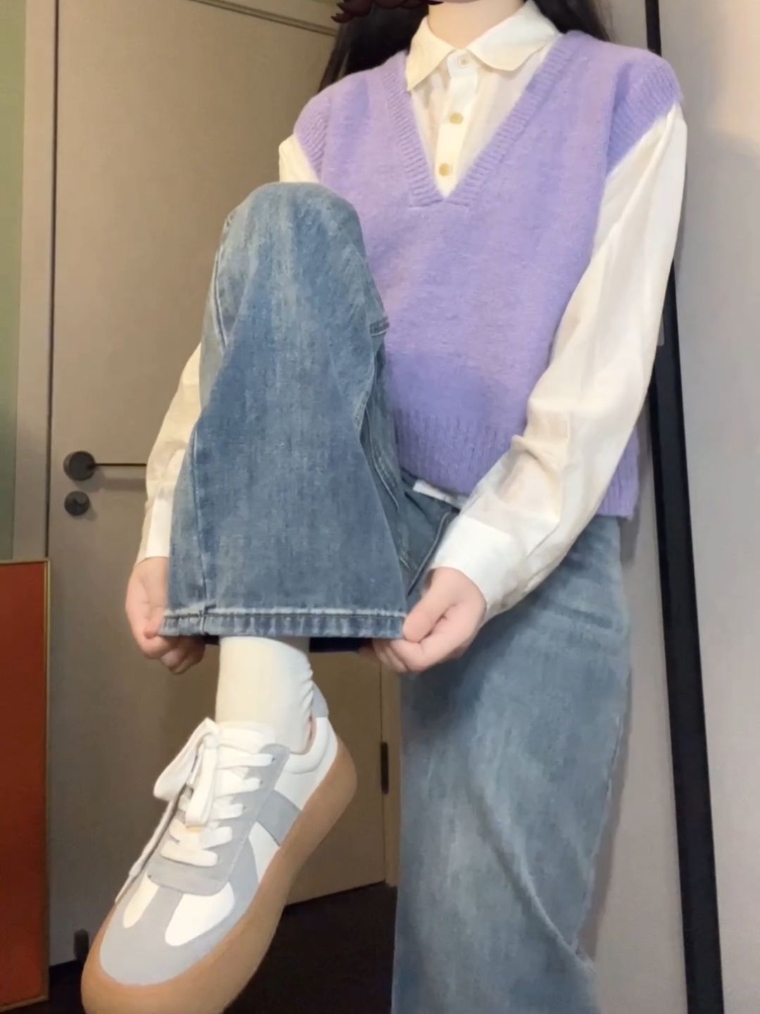 牛仔面料 洗水 暴雨灰 中国蓝 洗水蓝  - VALI鞋履AI设计主图