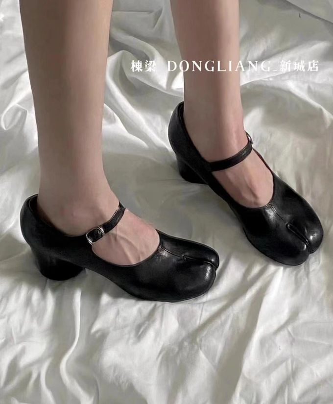 异形头-分趾 中口鞋 皮革