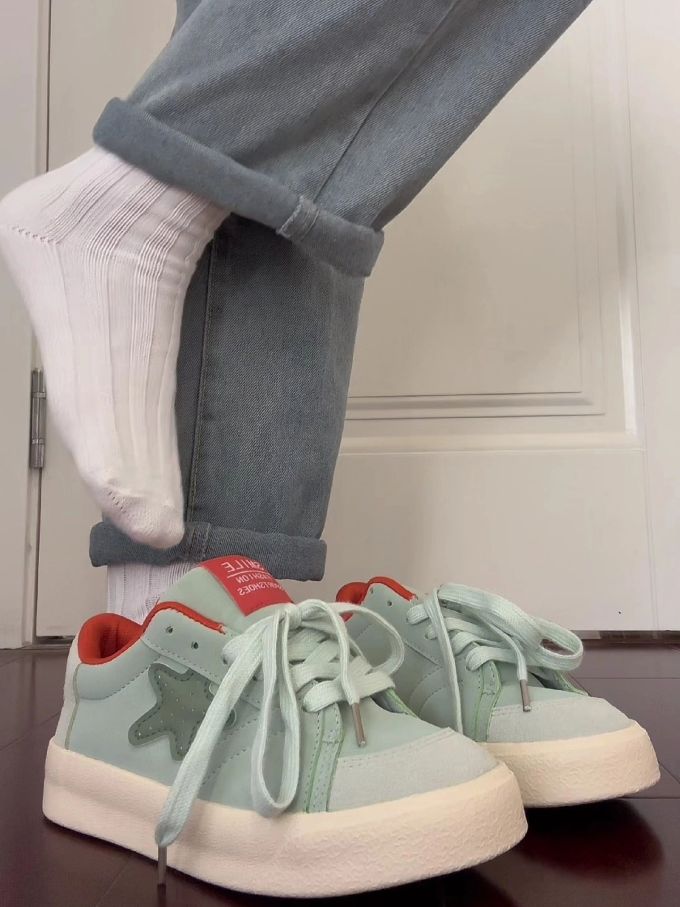 低帮 系带 皮革