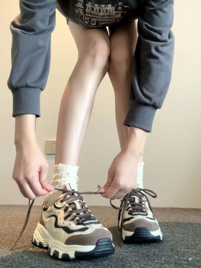 低帮 系带 皮革