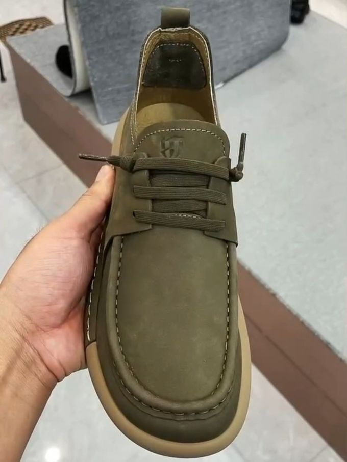 圆头 低帮 深口鞋 皮革