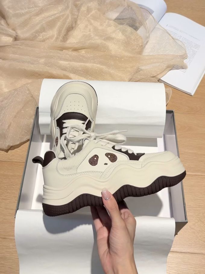 中帮 系带 皮革