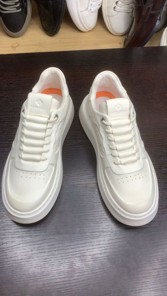 低帮 松紧带 皮革 