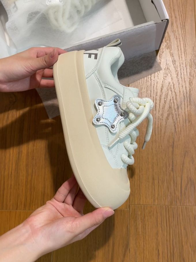 低帮 系带 魔术贴 皮革 