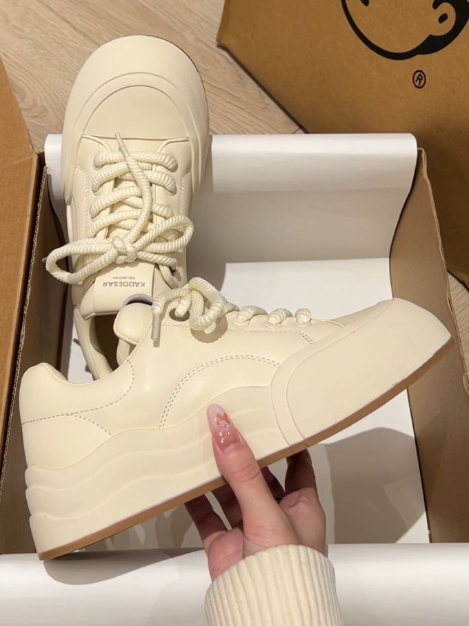 低帮 系带 皮革 