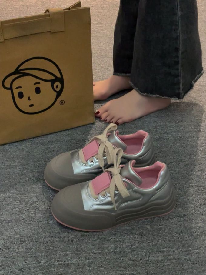 低帮 系带 皮革 