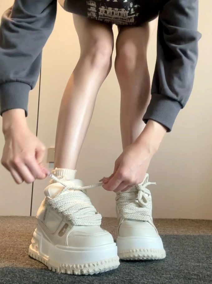 低帮 系带 皮革