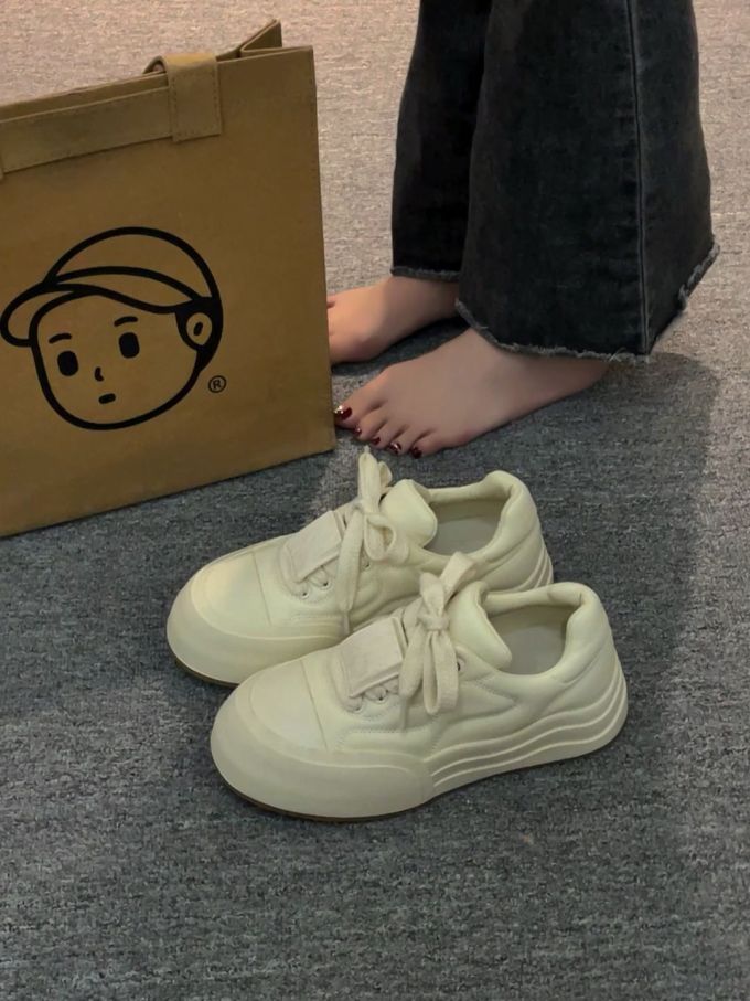 低帮 系带 皮革 