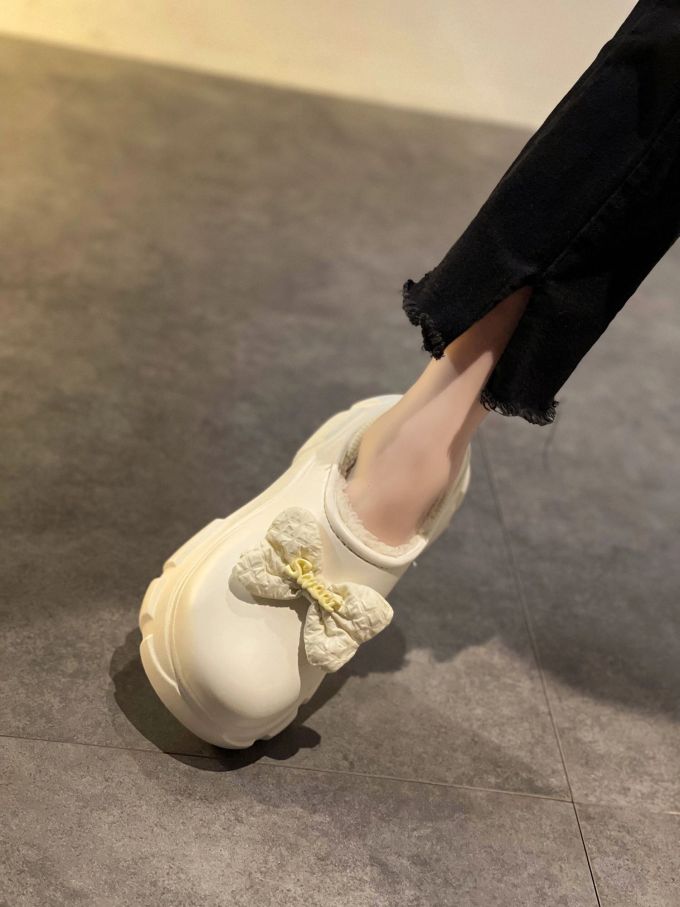 圆头 中口鞋 皮革 